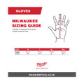 Milwaukee 4932479721 Hi-Vis Cut Level 3/C Dipped Gloves (Size 7, Small)