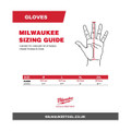 Milwaukee 4932478131 Hi-Vis Cut Level 3/C Dipped Gloves (Size 8, Medium)