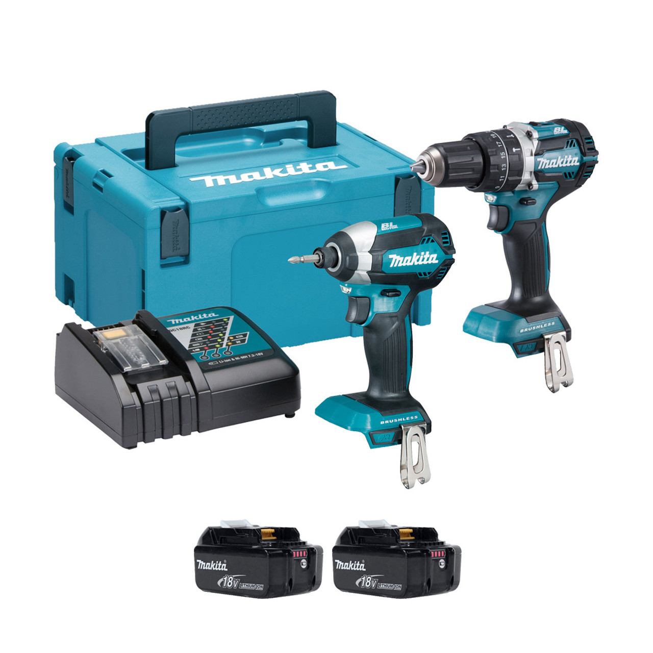 droogte paraplu optocht Makita DLX2180J 18v Brushless 2 Piece Kit (All Versions)