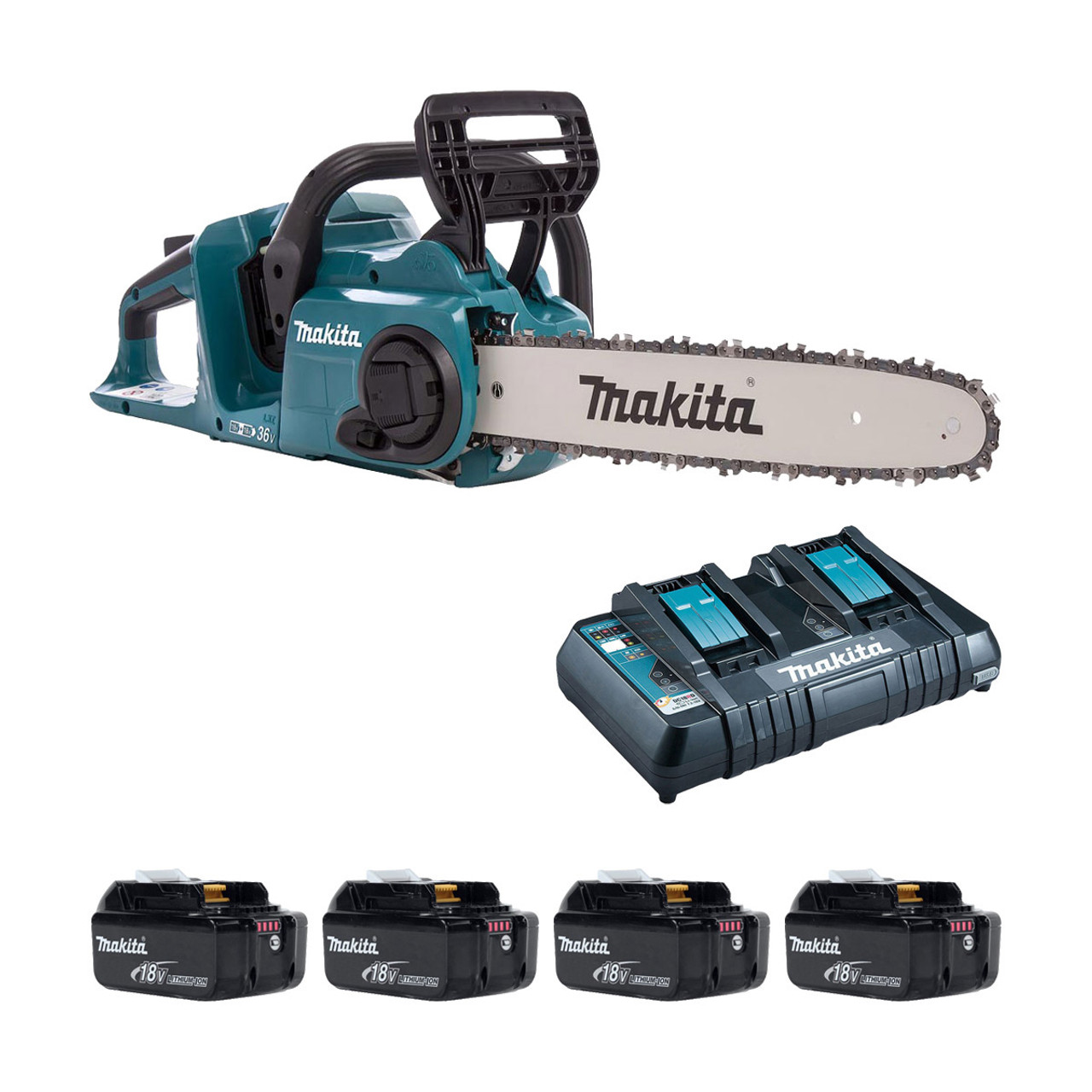 Makita DUC353P Twin 18v Brushless Chainsaw All Versions