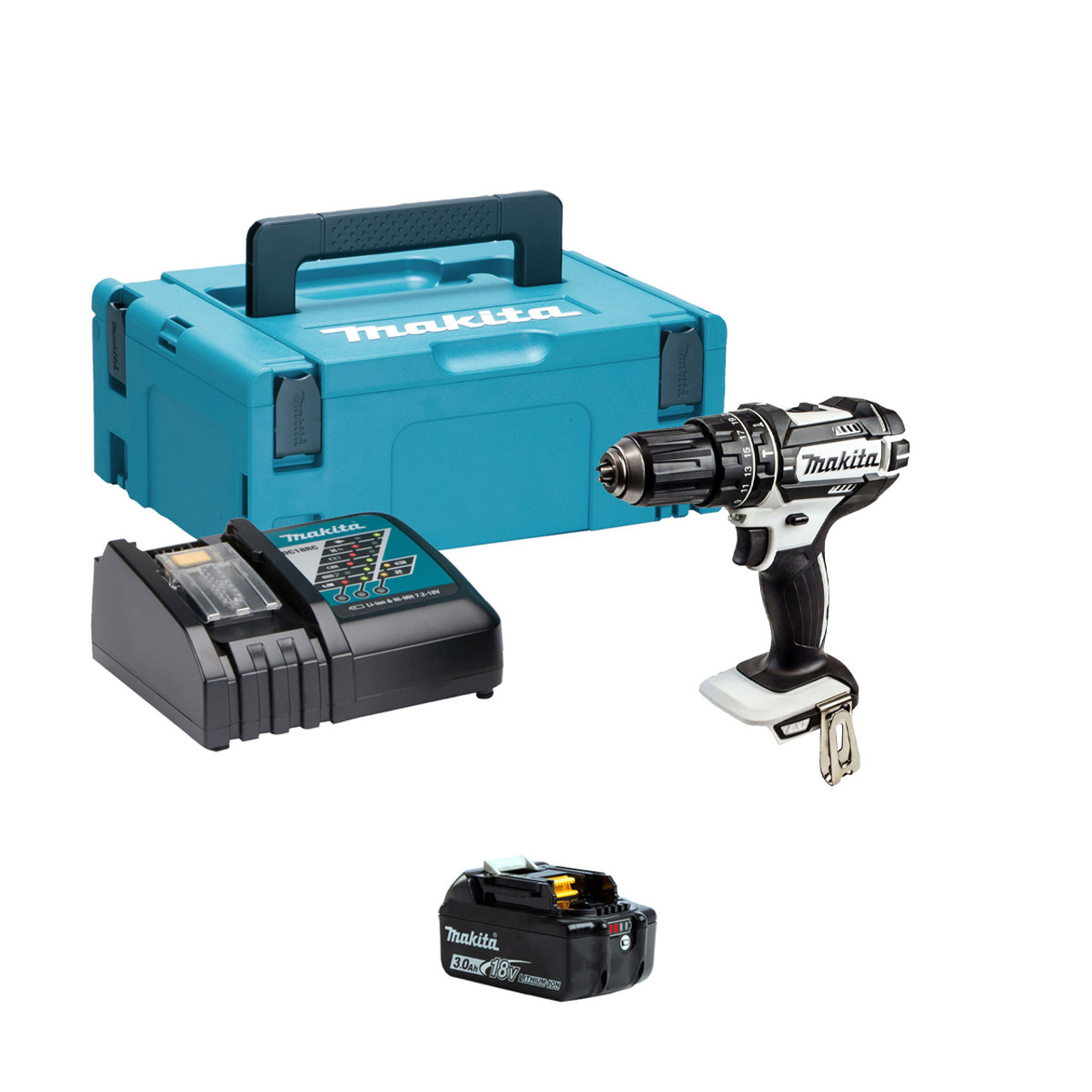 Makita DHP482RFWJ 1 18v LXT Anniversary Combi Drill 1x3Ah