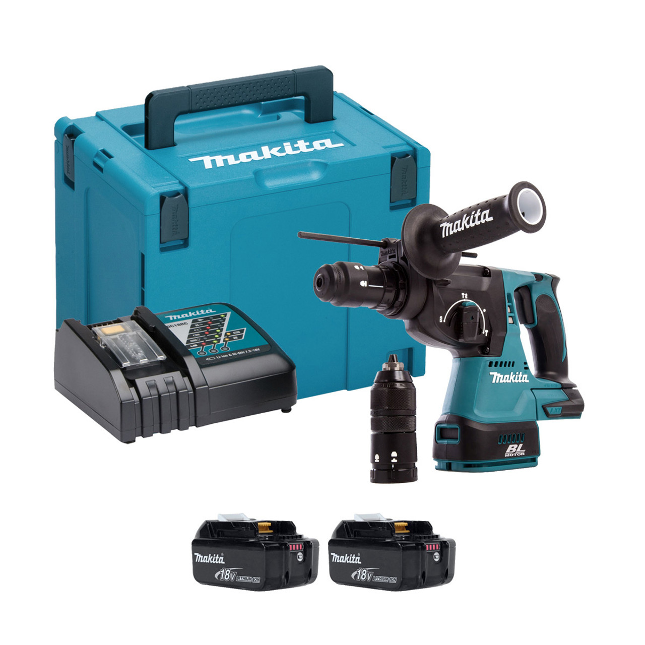 Makita DHR243 18v SDS Brushless Rotary Hammer Drill All Versions