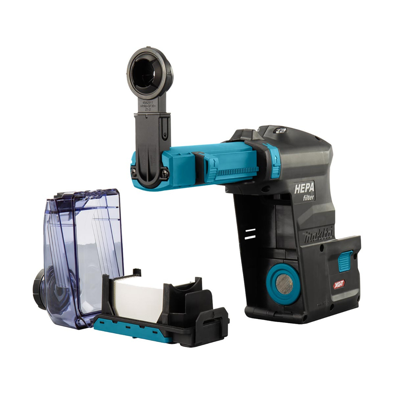 Makita DX12 Dust Extractor Attachment with HEPA Filter Cleaning