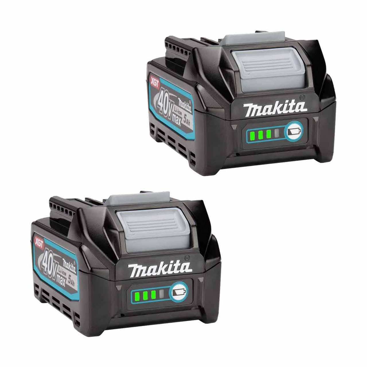 Makita BL4050F 40v Max XGT 5Ah Battery Twin Pack 2x5Ah