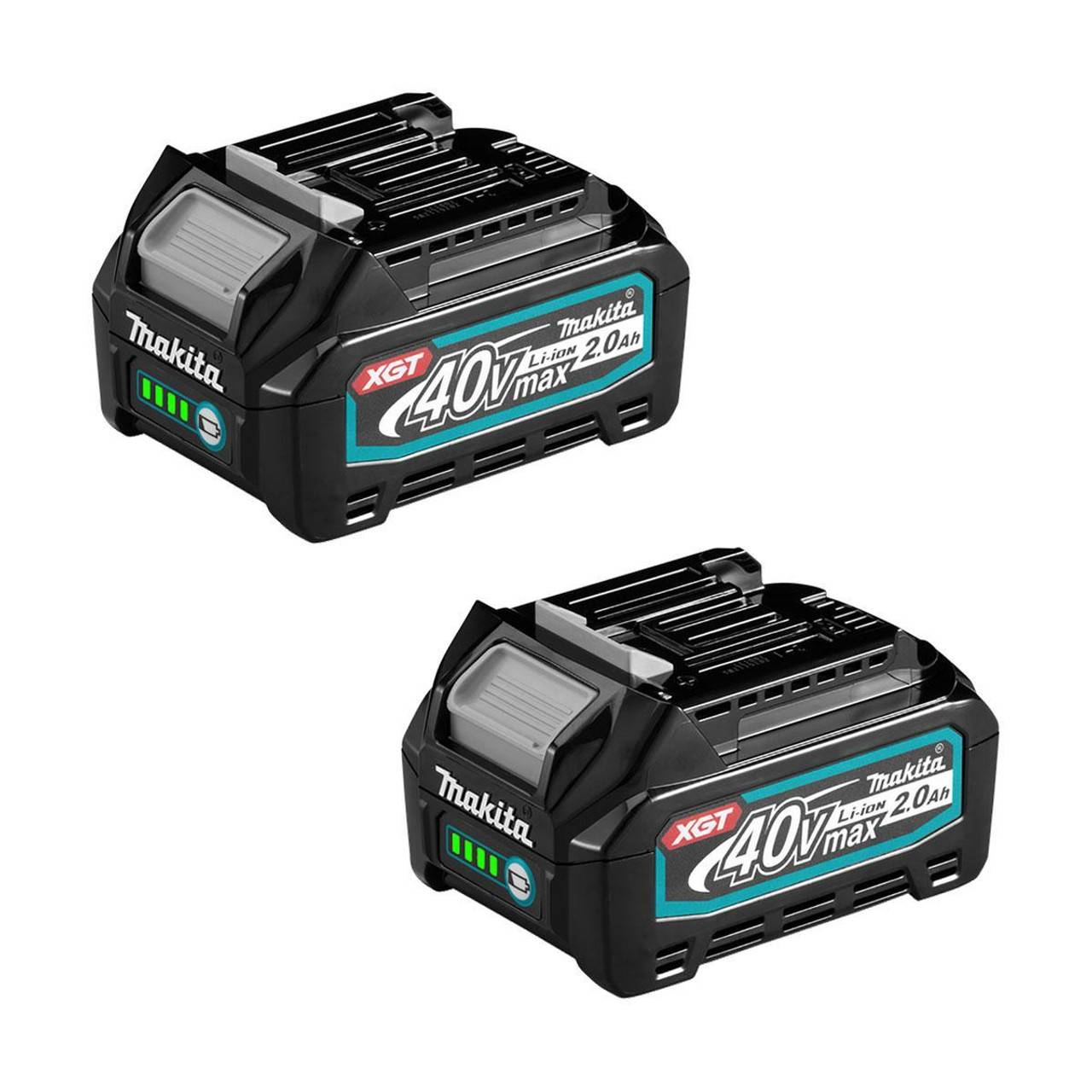 Makita BL4020 40v Max XGT 2Ah Battery Twin Pack 2x2Ah