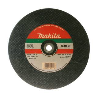 Makita P-25529 12" Abrasive Cutting Disc - 22.23mm Bore (Stone)