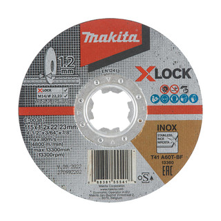 Makita E-00387 X-LOCK 115mm Cutting Disc A60T