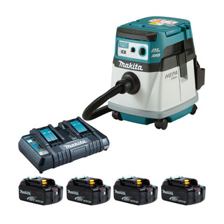 Makita DVC157L Twin 18v Brushless L Class Dust Extractor (All Versions)