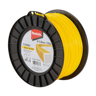 Makita E-02892 Square Trim Pro Nylon Line (3mm x 132m)