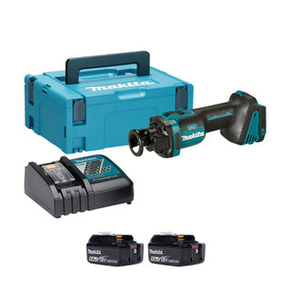 Makita DCO181RGJ-2 18v Brushless Drywall Cutter (2x6Ah)