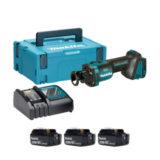 Makita DCO181RGJ-3 18v Brushless Drywall Cutter (3x6Ah)