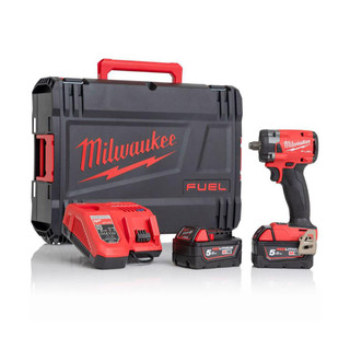 Milwaukee M18 FIW2F12-502X 18v 1/2" Compact Impact Wrench Kit (2x5Ah)