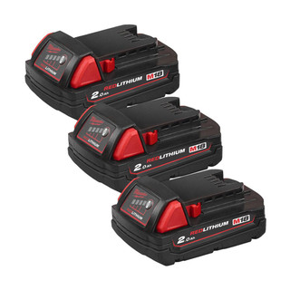 Milwaukee M18 B2 Battery Triple Pack (3x2Ah)