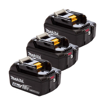 Makita BL1840B 18v 4Ah Battery Triple Pack (3x4Ah)