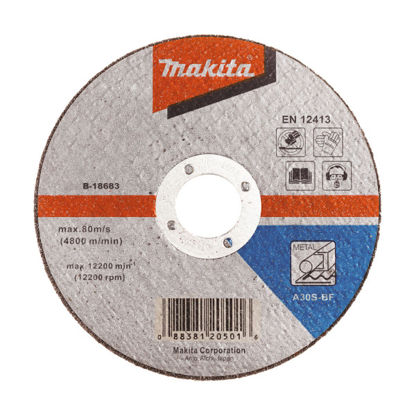 Makita D-18683 Cut Off Wheel For Metal - A30S (180mm)