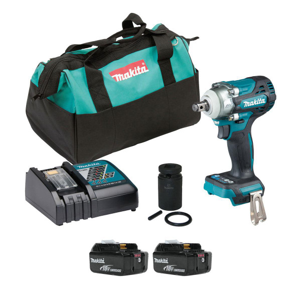 Makita DTW300X 18v Brushless Scaffolders Impact Wrench Kit (All Versions)