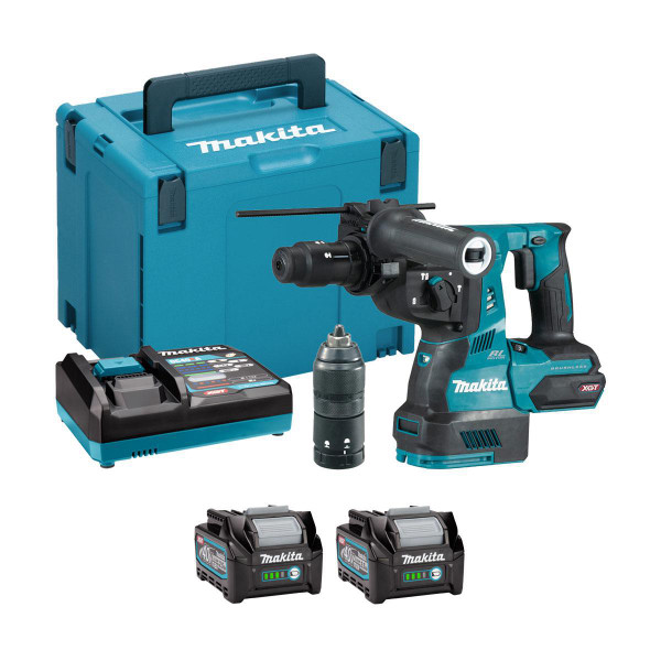 Makita HR004GD201-RAJ2X25 40v Max XGT Brushless Rotary Hammer (2x2.5Ah)