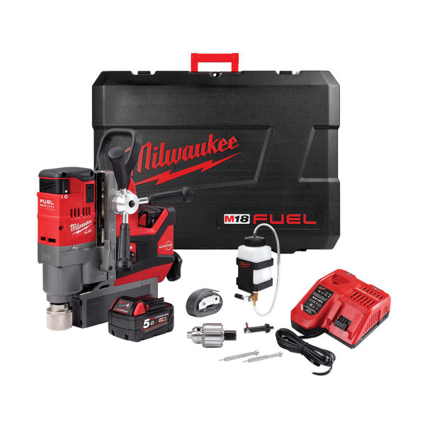 Milwaukee M18 FMDP-502C Magnetic Drilling Press (2x5Ah)