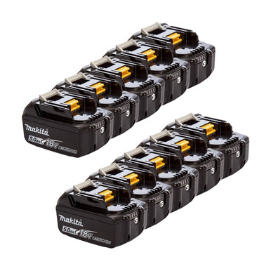 Makita BL1850B 18v 5Ah Battery Ten Pack 10x5Ah