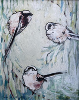 022 - Long-tailed Tits in Willow