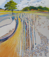 071 - Swallows, small tree and flints