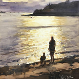 110 - Dog Walking Sunrise