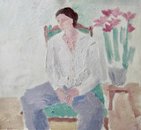 018 - Seated Figure with Lilies