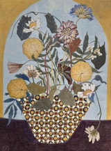 150 - Golden Age Flowers in a Florentine Pot