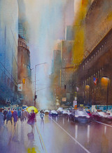 394 - Wet Evening in Manhattan