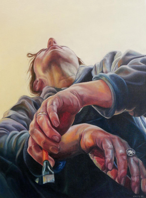 148 - Sat at the Easel