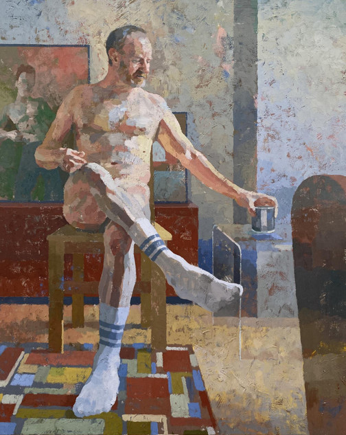 039 - Mark Gatiss Wearing Socks