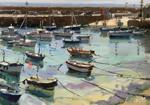 043 - Mousehole Morning Boats