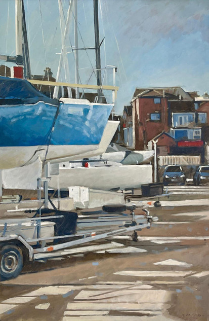 146 - Cowes Yacht Haven, Morning Shadows