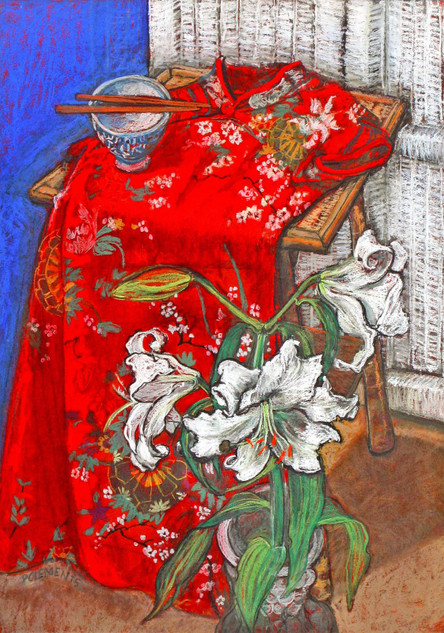 088 - Lily and Red Kimono