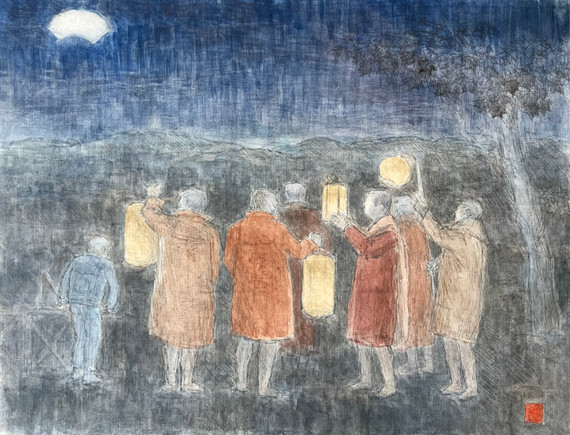 295 - Lanterns at Night