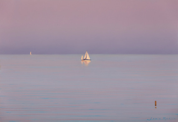 202 - Barely a breath . . . Falmouth Bay