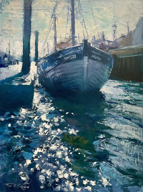 240 - Morning Sparkles in Wells Harbour