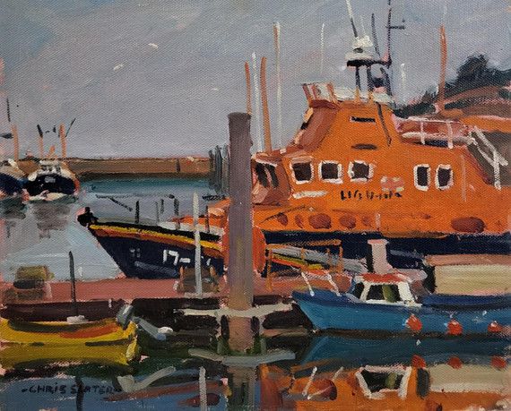 296 - Life Boat Newlyn Harbour Cornwall