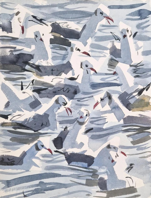 345 - BHG feeding frenzy III, Bro Odde, Bornholm