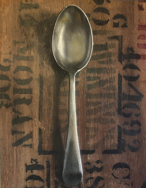 313 - Teaspoon on Tea Chest No. 9
