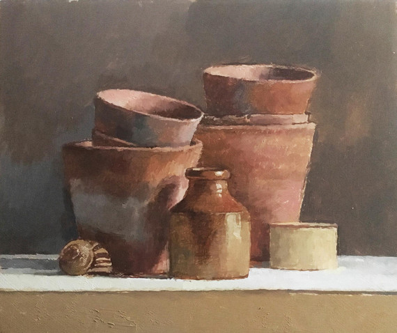 359 - Six Garden Pots