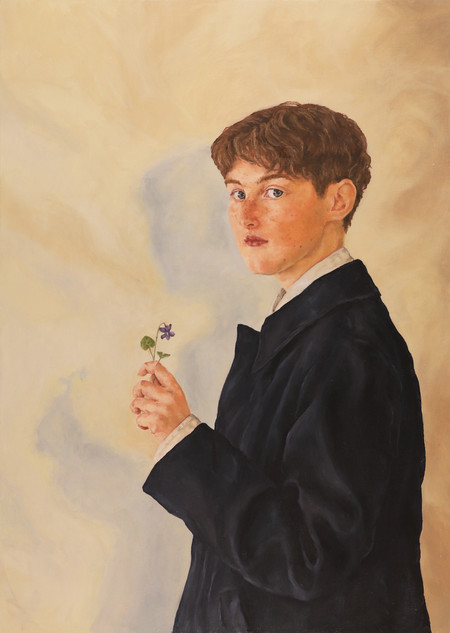 110 - Self Portrait with Violet