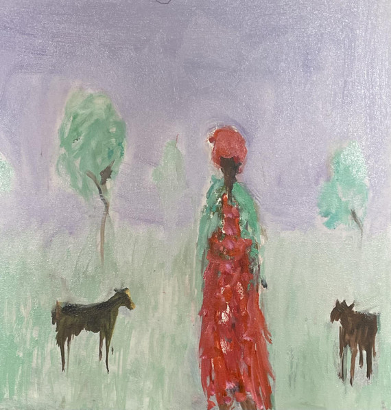 327 - Goat Herder, Evening