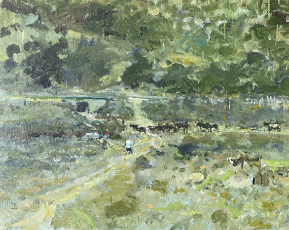 089 - Mary Painting in the Hills Basilicata