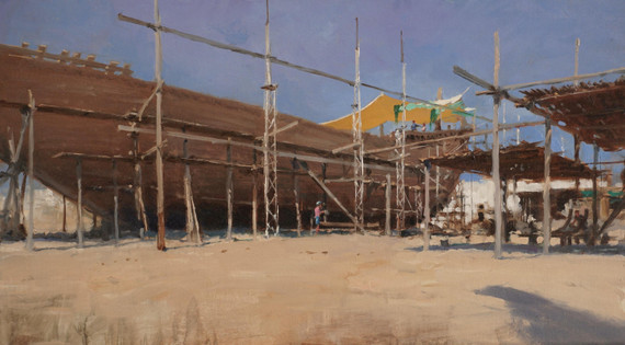 014 - Dhow Construction, Sur Harbour, Oman