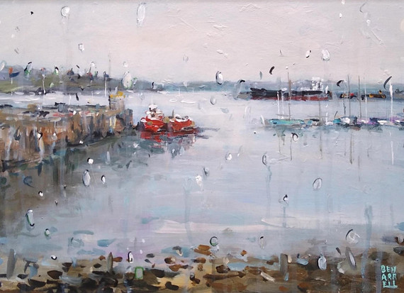 047 - Summer in Cornwall - View from my Studio