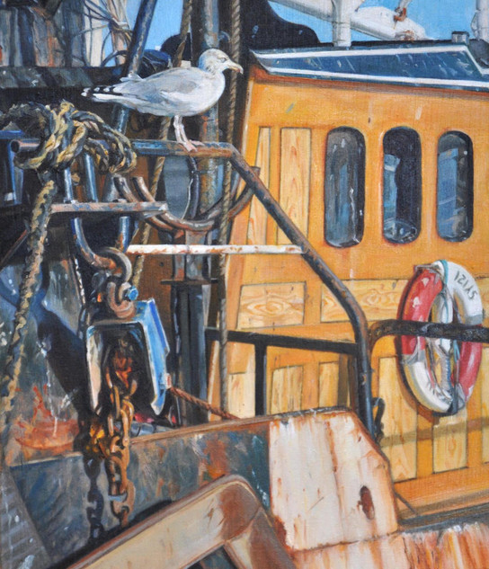 122 - Gull on a Trawler