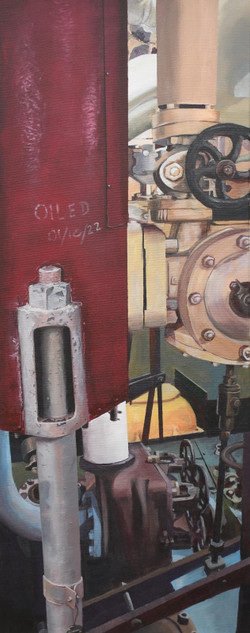 290 - Oiled, SS Shieldhall Engine Room