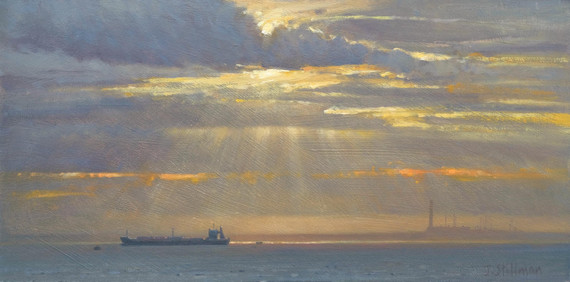 379 - Evening on the Solent