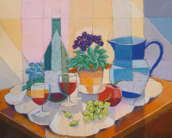 056 - Still Life with African Violets